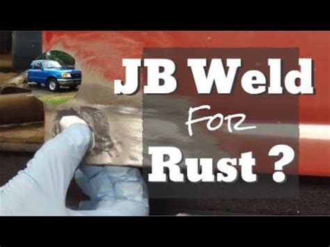 repair rust hold with jb weld and sheet metal|Easy How.